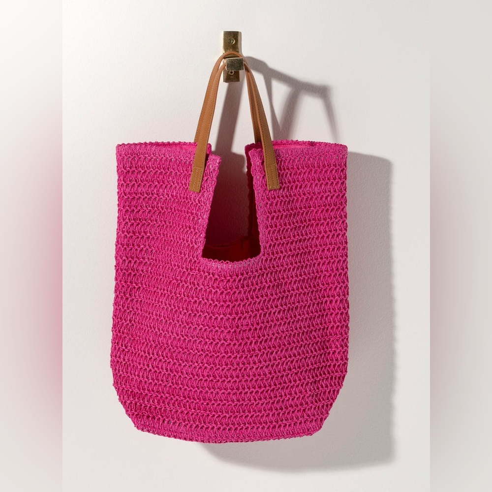SHIRALEAH | LIDO‎ GO-ANYWHERE PINK TOTE